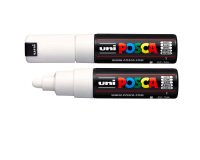 Marcatore a base d'acqua Uni Posca  PC7M - punta tonda large 4,5 mm-5,5mm - bianco - Uni Mitsubishi