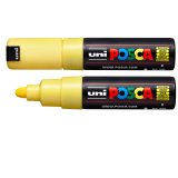 En_marqueur peinture posca pc7m pointe large conique encre    inodore couvrante miscible    tous supports coloris jaune