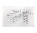 Dorsi WireBind per rilegatura - passo 3:1 - metallo - 34 anelli - 5 mm - argento - GBC - scatola 100 pezzi