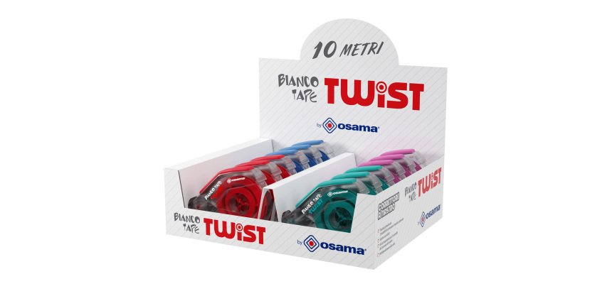 Correttore a nastro Tape Twist - 5 mm x 10 mt - Osama