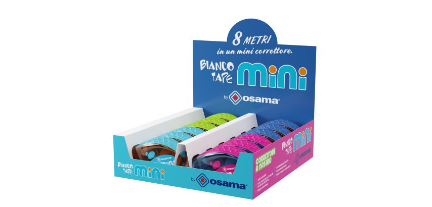 Correttore a nastro Tape Mini - 5 mm x 8 mt - Osama
