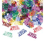 Coriandoli in plastica "Tanti Auguri" - 15 gr - Big Party