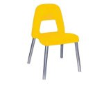 Sedia per bambini Piuma - H 31 cm - giallo - CWR