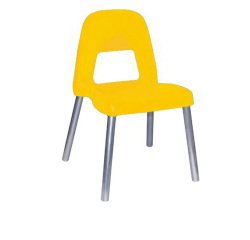 Sedia per bambini Piuma - H 31 cm - giallo - CWR
