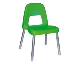 Sedia per bambini Piuma - H 31 cm - verde - CWR