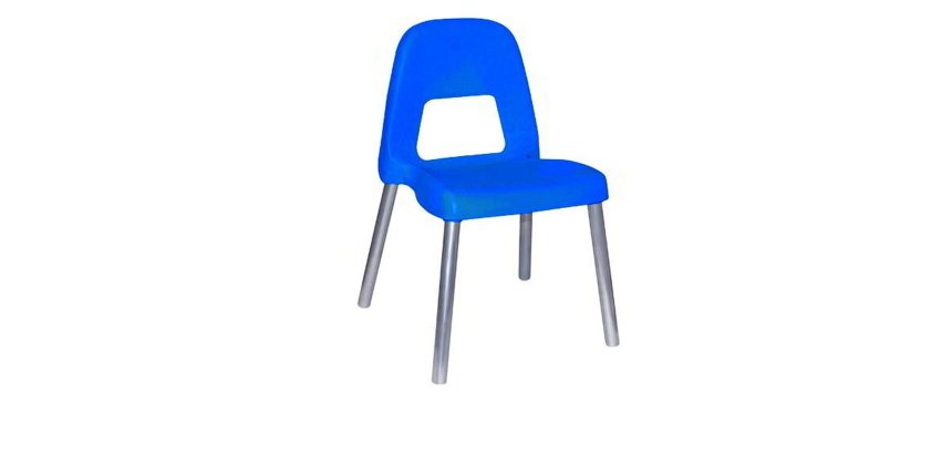 Sedia per bambini Piuma - H 31 cm - blu - CWR