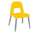 Sedia per bambini Piuma - H 35 cm - giallo - CWR
