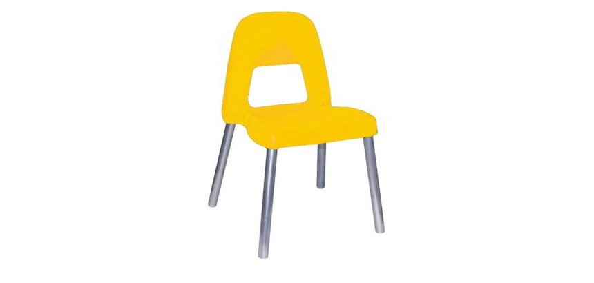 Sedia per bambini Piuma - H 35 cm - giallo - CWR