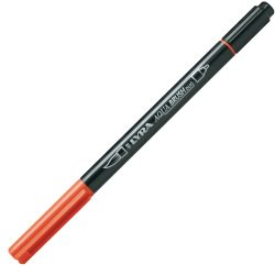 EN_Rotulador lyra aqua brush acuarelable doble punta fina y pincel naranja oscuro