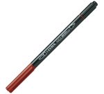Pennarello Aqua Brush Duo - punte 2/4 mm - rosso Venezia - Lyra