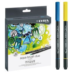 EN_Rotulador lyra aqua brush duo caja de 36 colores surtidos