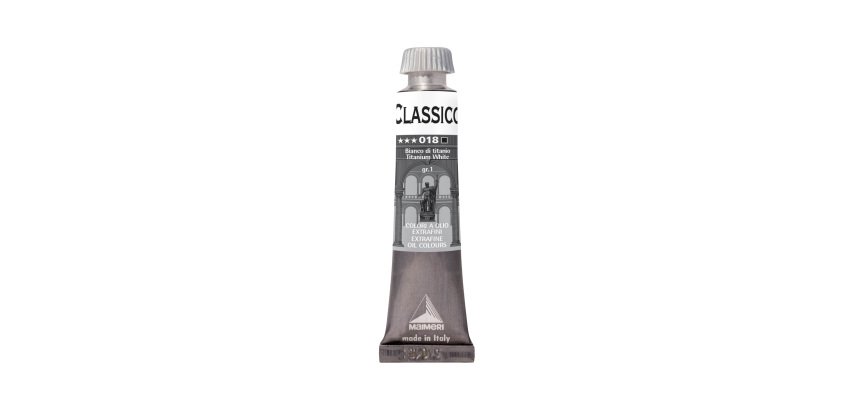 Colore a olio - extrafine - 20 ml - bianco di titanio - Maimeri