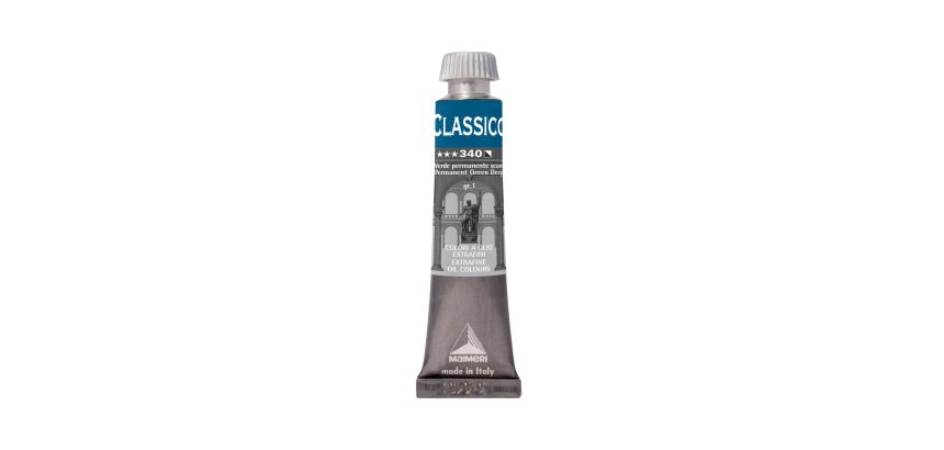 Colore a olio - extrafine - 20 ml - verde permanente scuro - Maimeri
