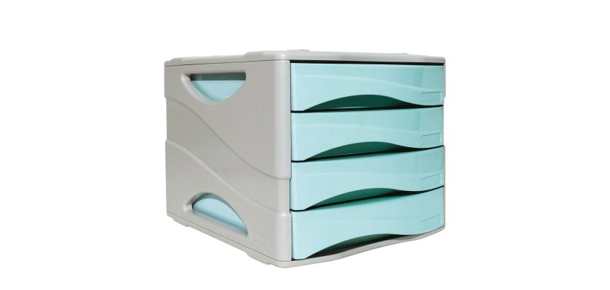 ARDA 15P4PPASBL desk drawer organizer Plastic Blue, Grey