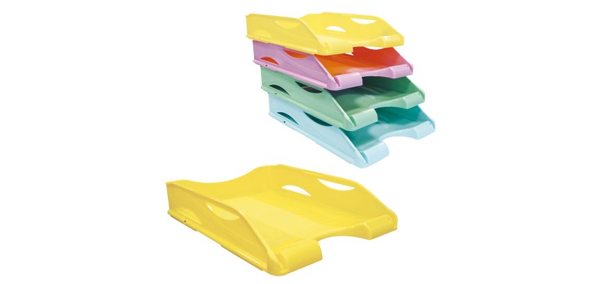 Portacorrispondenza Keep Colour Pastel - infrangibile - 23 x 32 cm - giallo - Arda