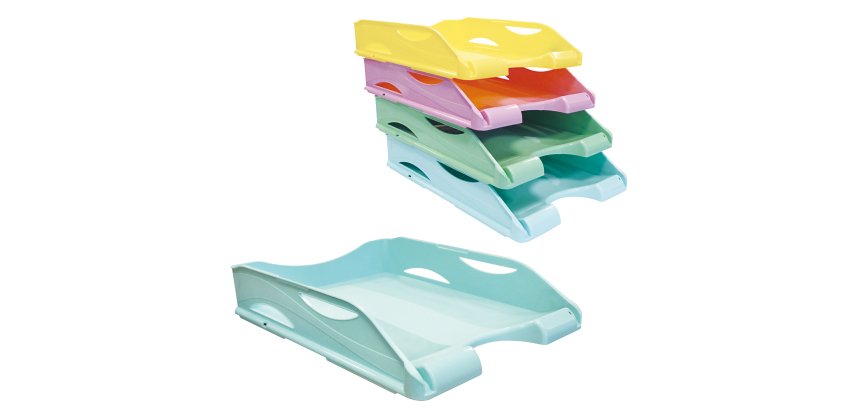 Portacorrispondenza Keep Colour Pastel - infrangibile - 23 x 32 cm - azzurro - Arda