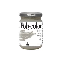 Colore vinilico Polycolor - 140 ml - argento - Maimeri
