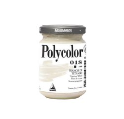 Colore vinilico Polycolor - 140 ml - bianco titanio - Maimeri