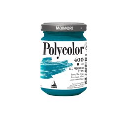Colore vinilico Polycolor - 140 ml - blu primario cyan - Maimeri