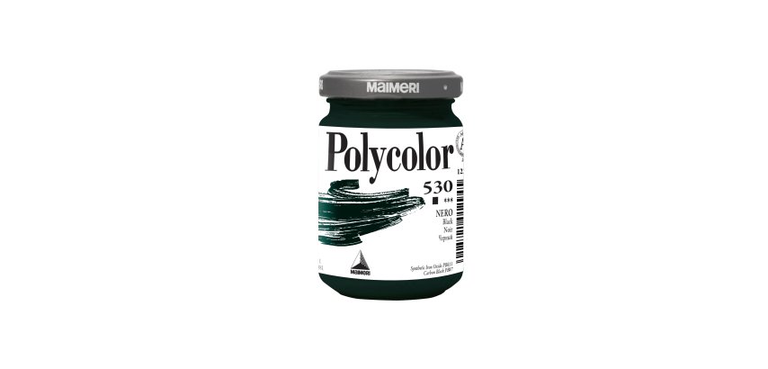 Colore vinilico Polycolor - 140 ml - nero - Maimeri