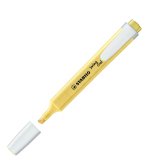 En_rotulador stabilo fluorescente fino swing cool pastel amarillo cremoso