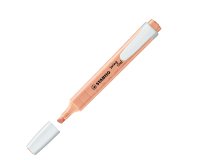 Evidenziatore Swing Cool pastel - punta a scalpello - tratto 1 - 4 mm - rosa pesca 126 - Stabilo