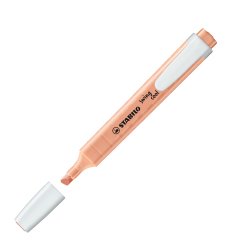 Evidenziatore Swing Cool pastel - punta a scalpello - tratto 1 - 4 mm - rosa pesca 126 - Stabilo