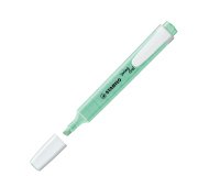 Evidenziatore Swing Cool pastel - punta a scalpello - tratto 1 - 4 mm - verde menta 116 - Stabilo