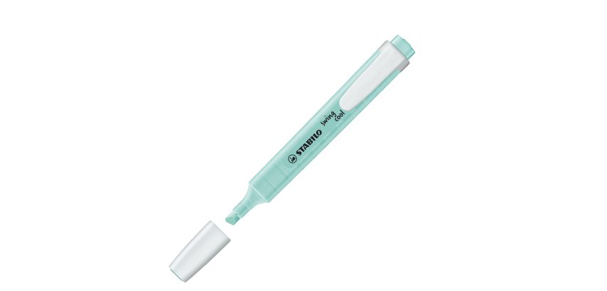Evidenziatore Swing Cool pastel - punta a scalpello - tratto 1 - 4 mm - carta da zucchero 113 - Stabilo