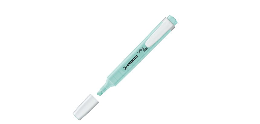 Evidenziatore Swing Cool pastel - punta a scalpello - tratto 1 - 4 mm - carta da zucchero 113 - Stabilo