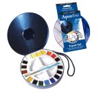 Acquerelli Aquafine Godet - colori assortiti - Daler Rowney - scatola in metallo 18 acquerelli + pennello + 2 tavolozze