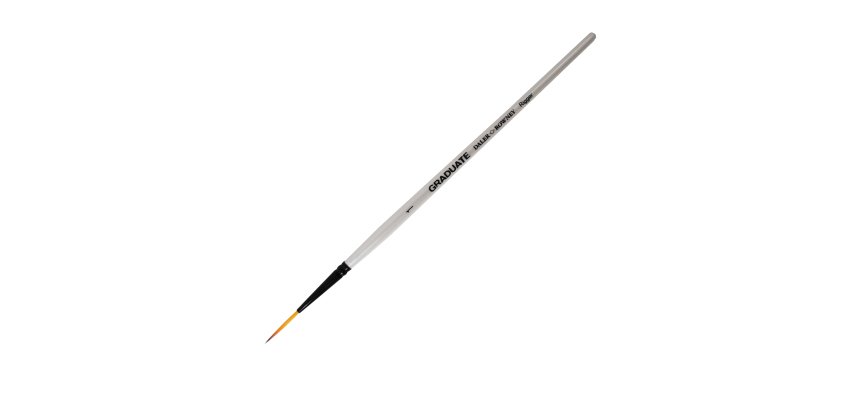 Pennello sintetico Graduate - punta lunga - manico corto - n. 1 - Daler Rowney
