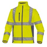 Giacca alta visibilità Softshell Deltaplus Moonlight 2, giallo fluo