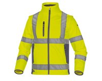Giacca alta visibilità Softshell Deltaplus Moonlight 2, giallo fluo