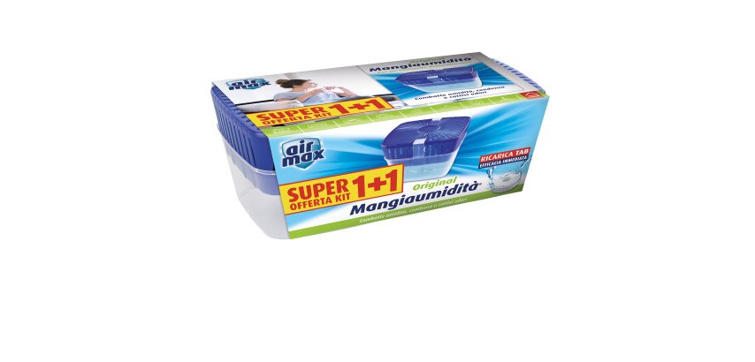 Kit mangiaumidità Tab Vortex 1+1 - ricaricabile - 450 gr - Air Max
