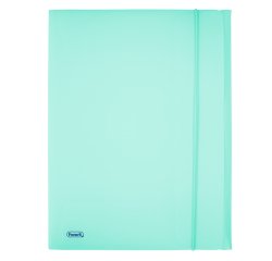 Cartella 3L con elastico Pastel - PPL - 24x33 cm - celeste - Favorit