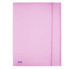 Cartella 3L con elastico Pastel  - PPL - 24x33cm - glicine - Favorit