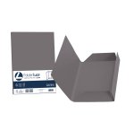 Cartellina 3 lembi Luce - 200 gr - A4 - cartoncino bristol - grafite - Favini - conf. 25 pezzi