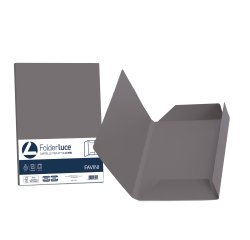 Cartelline 3 lembi Luce - 200 gr - 24,5 x 34,5 cm - grafite - Favini - conf. 25 pezzi