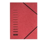 Cartella con elastico angolare - A4 - dorso variabile - cartoncino - rosso - Pagna