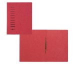 Cartellina semplice con pressino- 265 gr - A4 - cartone pressato - rosso - Pagna
