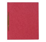 Cartellina semplice con pressino- 265 gr - A4 - cartone pressato - rosso - Pagna
