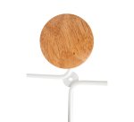 Appendiabiti da muro - 6 posti - 12 x 28 x 7 cm - metallo/legno - bianco - Alba
