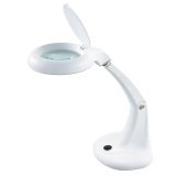 Lampada MiniZoom - a led - con lente di ingrandimento - 5,9 W - bianco - Unilux