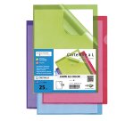 Cartellina a L Capri 61 color - A4 - PVC - liscio pesante - azzurro - Sei Rota - conf. 25 pezzi