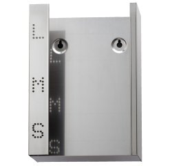 Dispenser guanti monouso in acciaio inox