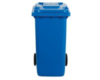 Bidone carrellato - 48x55x93 cm - 120 L - blu - Mobil Plastic