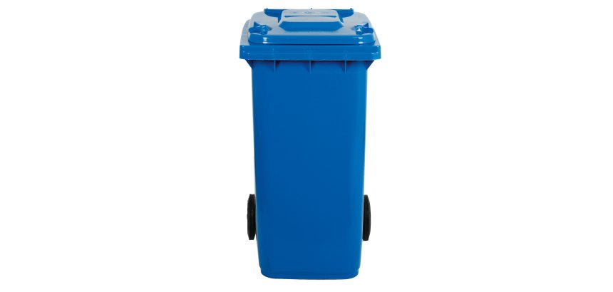 Bidone carrellato - 48x55x93 cm - 120 L - blu - Mobil Plastic