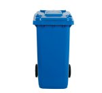 Bidone carrellato - 58x73x107 cm - 240 L - blu - Mobil Plastic
