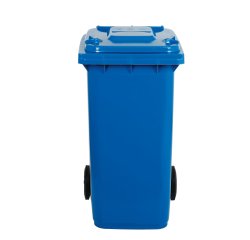 Bidone carrellato - 58x73x107 cm - 240 L - blu - Mobil Plastic
